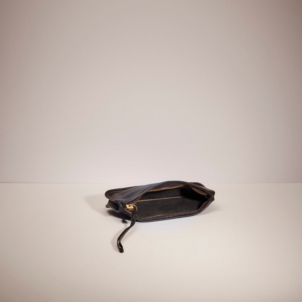 Vintage Slim Leather Clutch