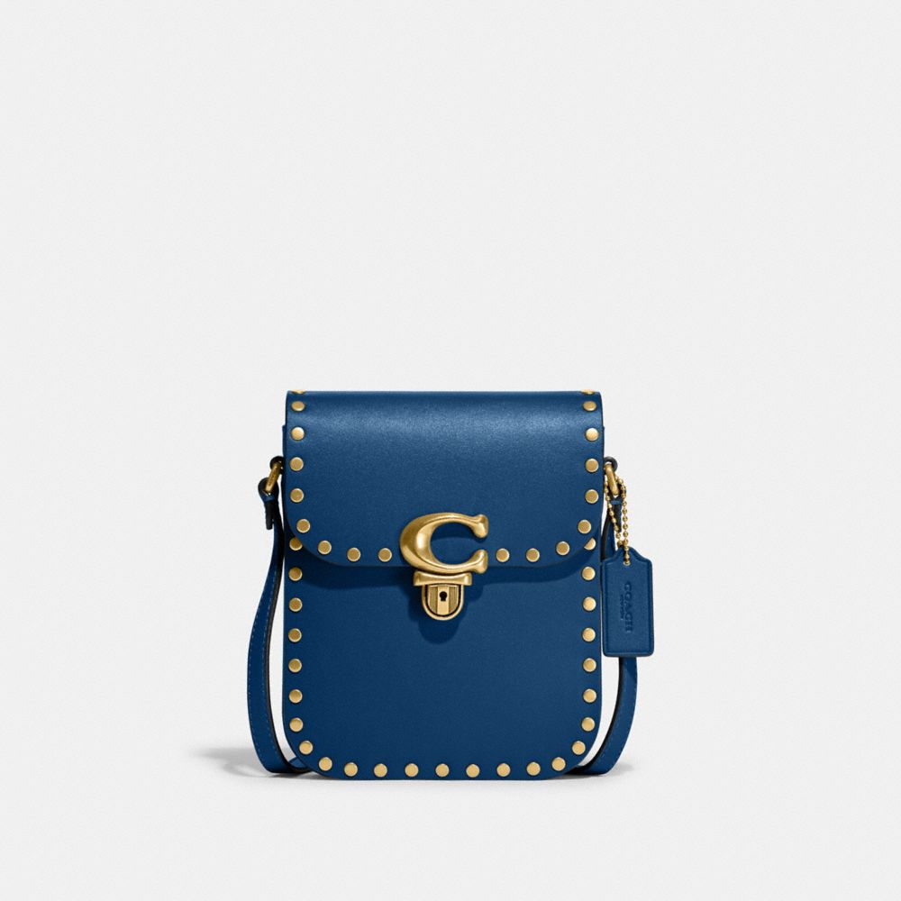 COACH Tall Studio Crossbody With Rivets