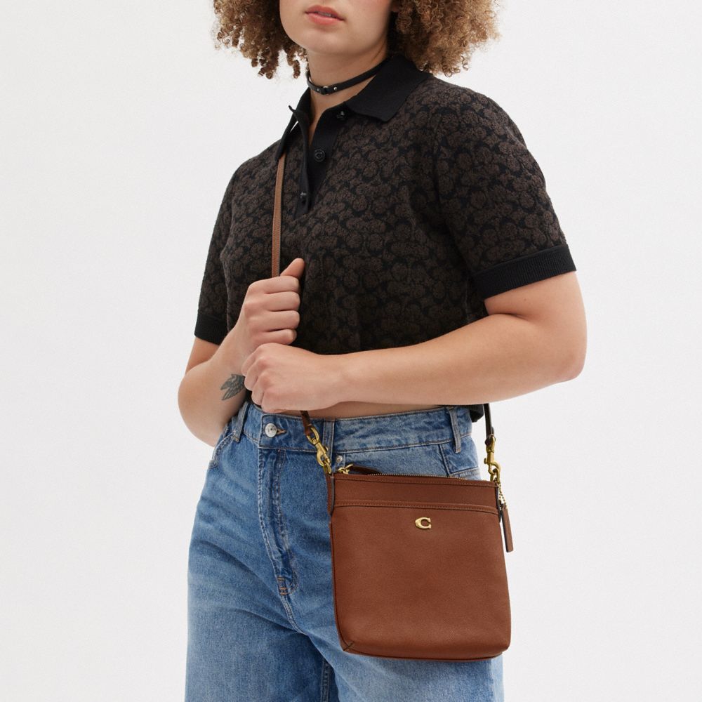 COACH®: Kitt Messenger Crossbody In Colorblock Signature Canvas