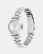 COACH®,GREYSON WATCH, 28MM,Stainless Steel,Stainless Steel,Angle View