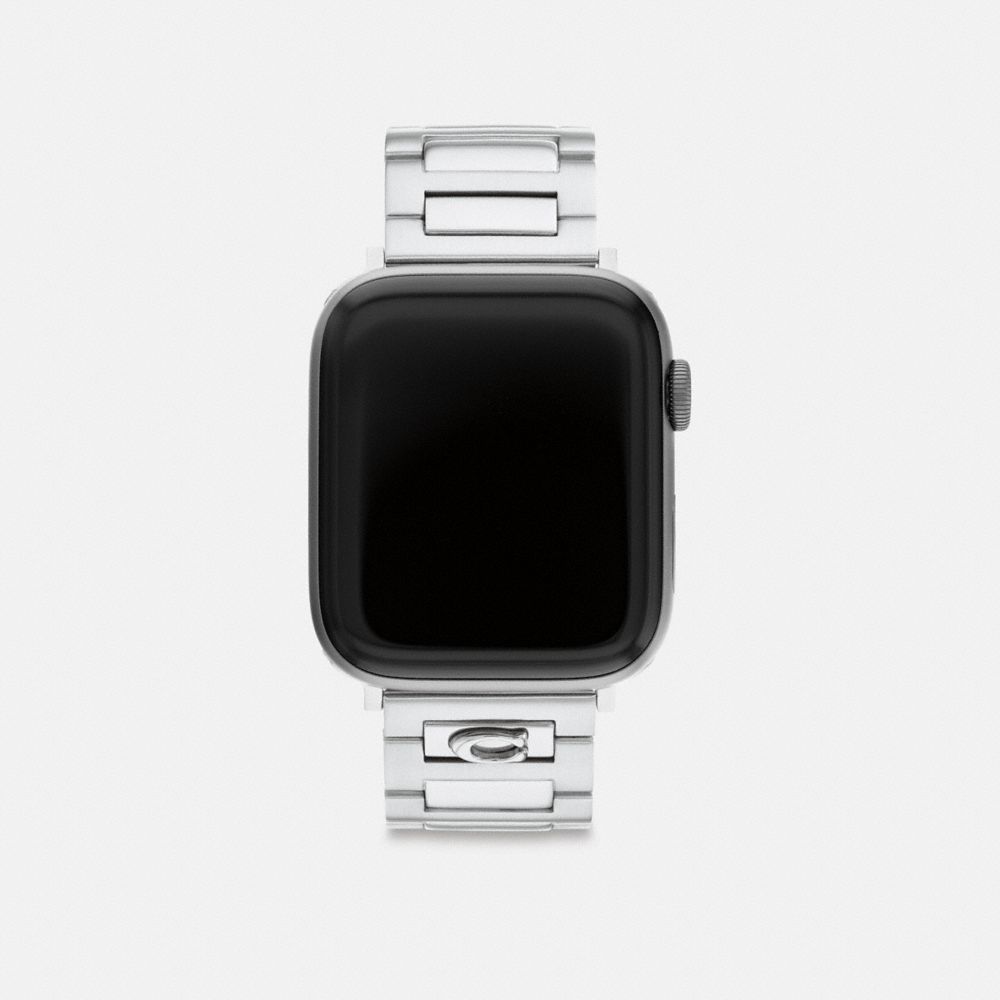 Coach Apple Watch Signature Canvas Strap, 42mm & 44mm - Black