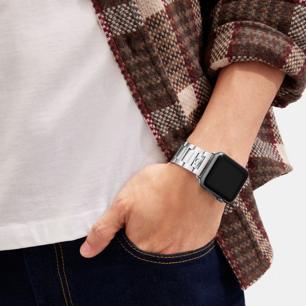 COACH®,Apple Watch® Strap, 42 Mm And 44 Mm,,Detail View