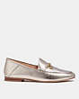 COACH®,HANNA LOAFER,Leather,Champagne,Angle View