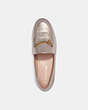 COACH®,HANNA LOAFER,Leather,Champagne,Inside View,Top View
