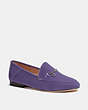 COACH®,HANNA LOAFER,Leather,Washed Plum,Front View