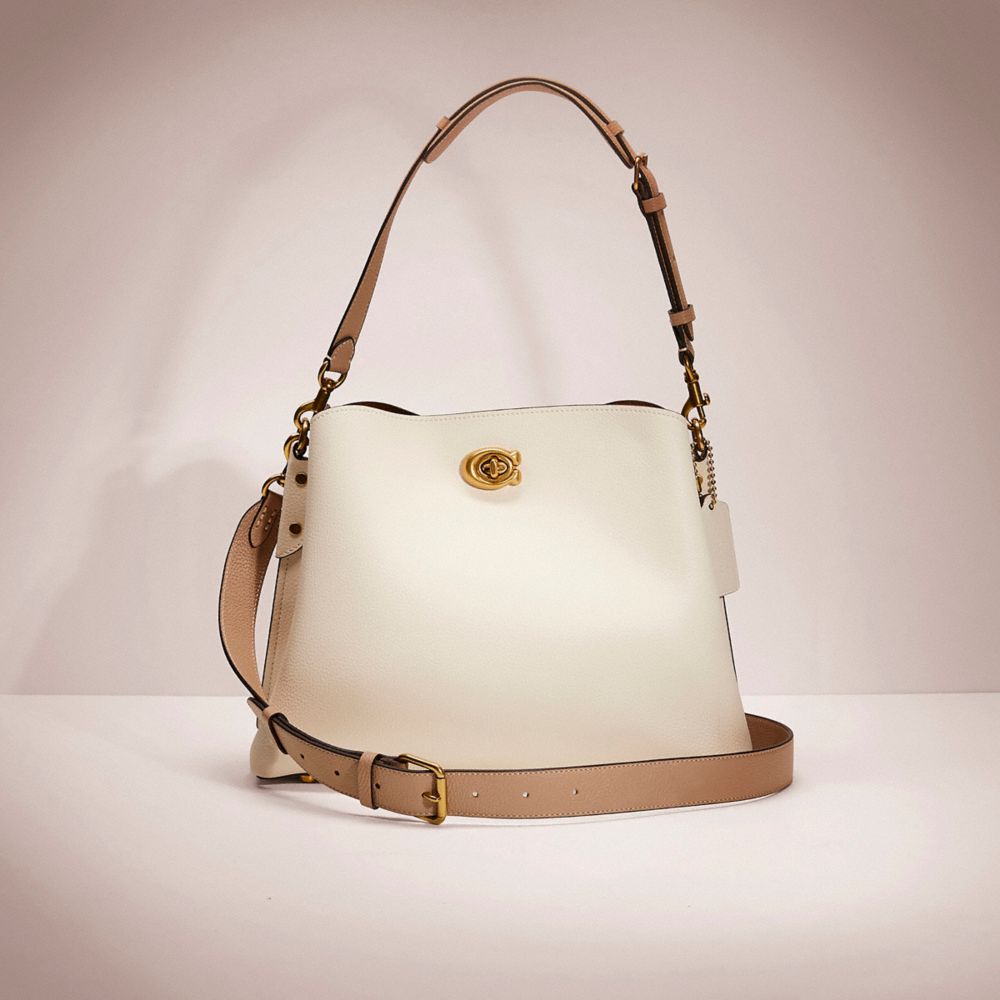 COACH Willow Colorblock Leather Shoulder Bag