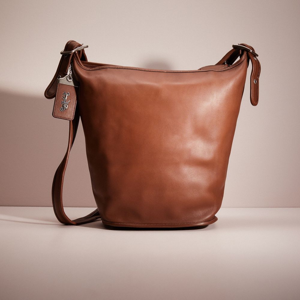 Coach bleecker mini duffle cheap bag in glove tanned leather