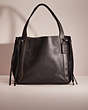 COACH®,RESTORED HARMONY HOBO,Glovetanned Leather,X-Large,Pewter/Black,Front View