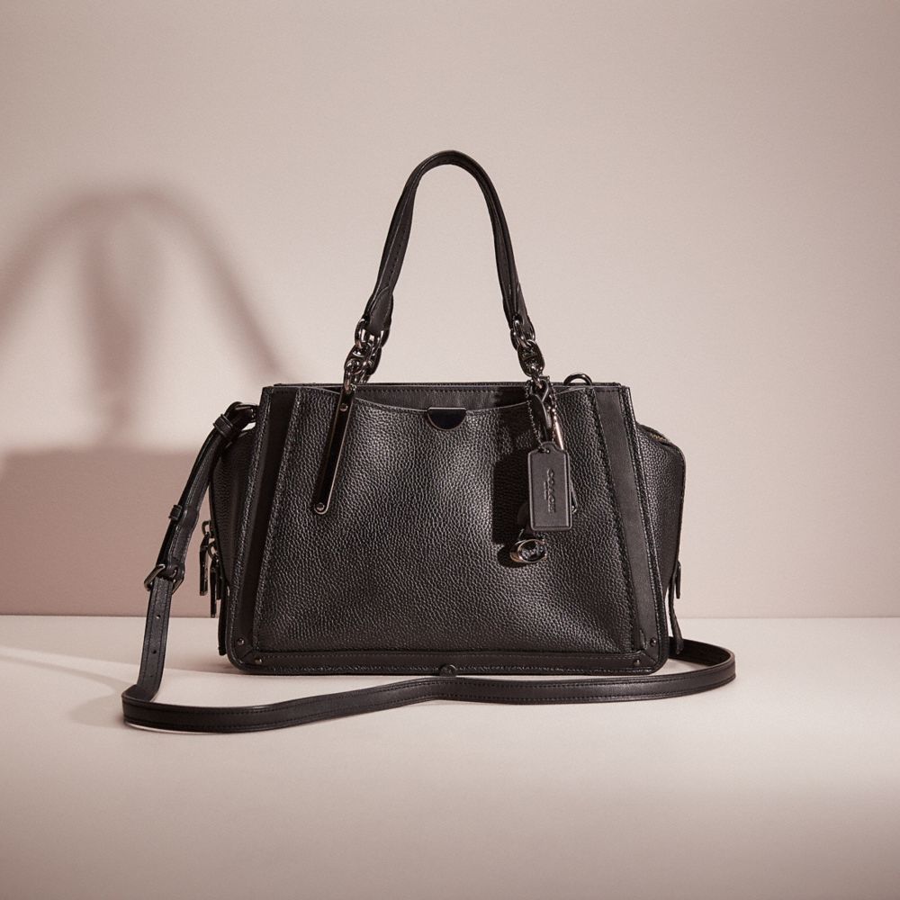 Coach black pebble dreamer tote new arrivals