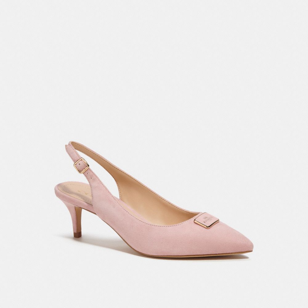 Coach sales slingback heels