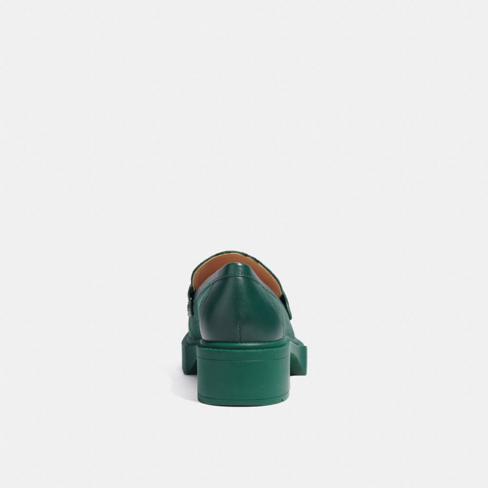 COACH®,Leah Loafer In Signature Canvas,,Alternate View