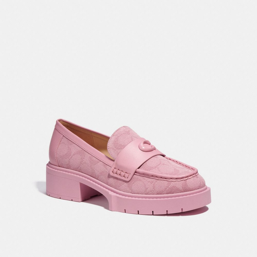 COACH®  Leah Loafer In Signature Canvas