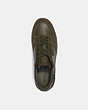 COACH®,CLIP COURT SNEAKER,Olive Drab,Inside View,Top View