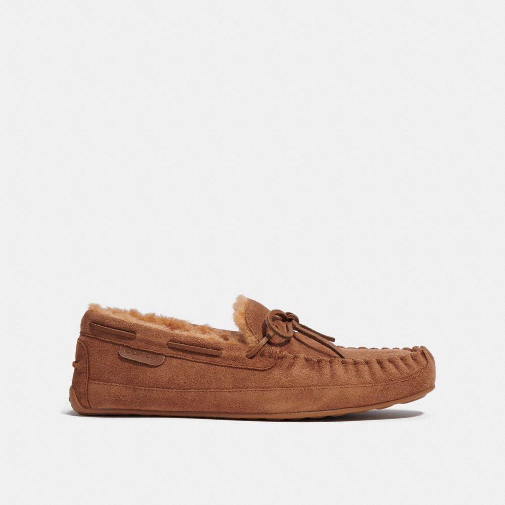 Coach moccasins with fur new arrivals