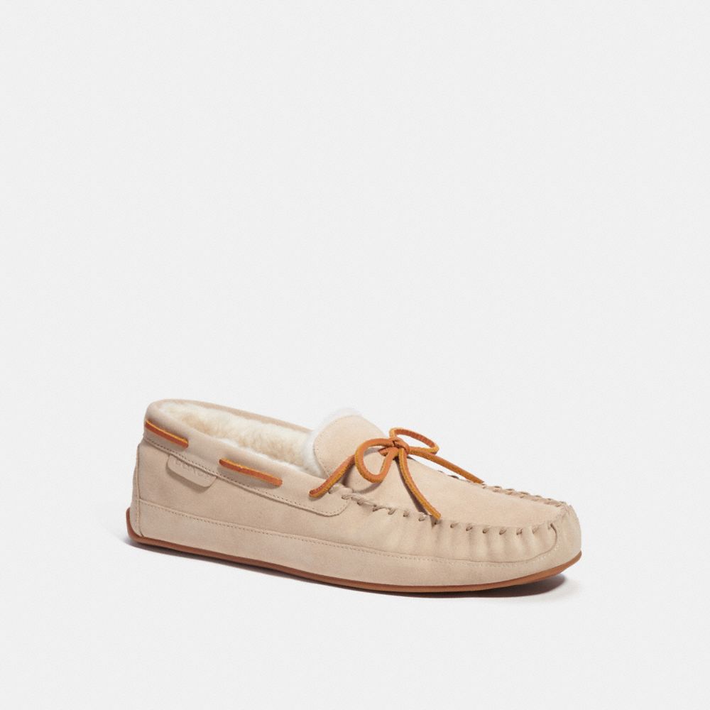 Coach moccasin slippers new arrivals