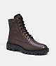 COACH®,CITYSOLE BOOT,Leather,Oxblood,Front View