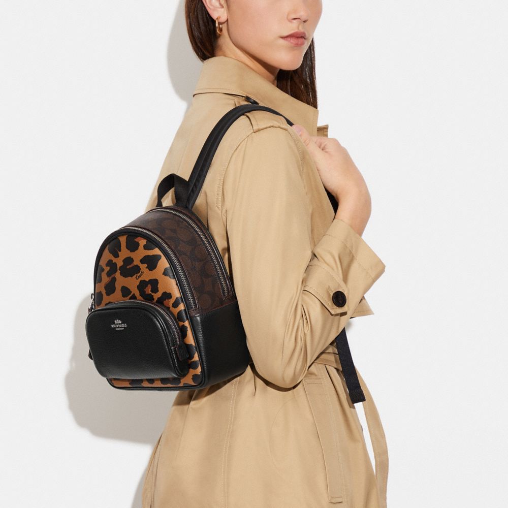 Coach Court Backpack In Signature Canvas