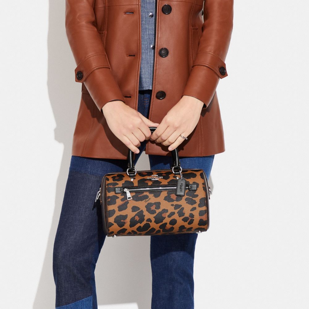 COACH OUTLET®  Rowan Satchel In Signature Canvas With Bee Print