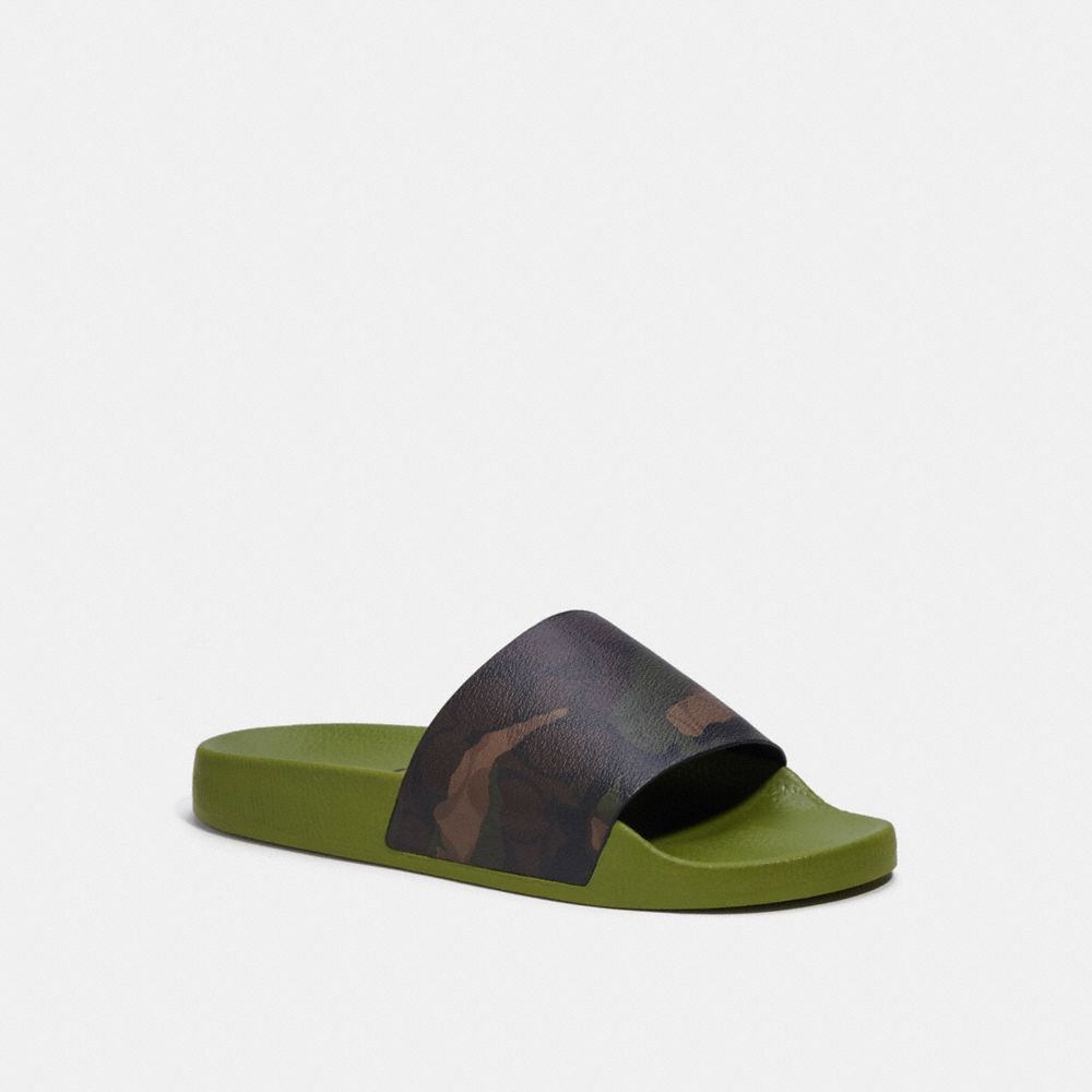 COACH®  Slide In Signature Canvas With Camo Print