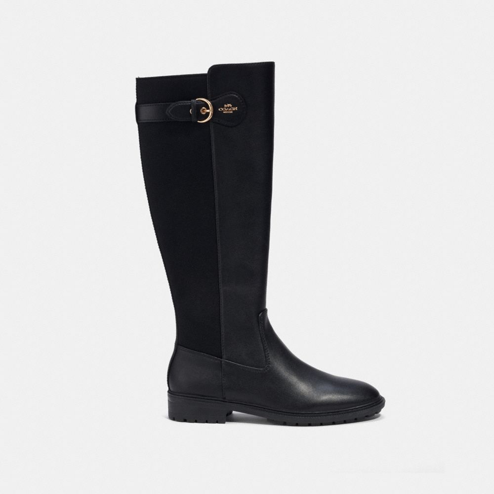 Coach riding boots store womens