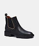 COACH®,LEVY BOOTIE,Leather,Black,Front View