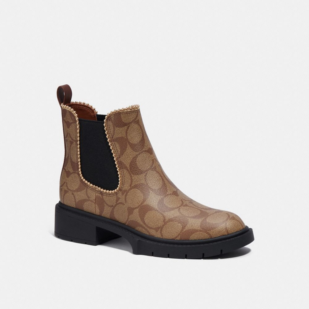 COACH Outlet Levy Bootie In Signature Canvas