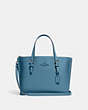 COACH®,MOLLIE TOTE 25,Large,Silver/Pacific Blue,Front View