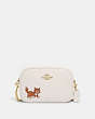 COACH®,JAMIE CAMERA BAG WITH DANCING KITTEN,Large,Gold/Chalk Multi,Front View