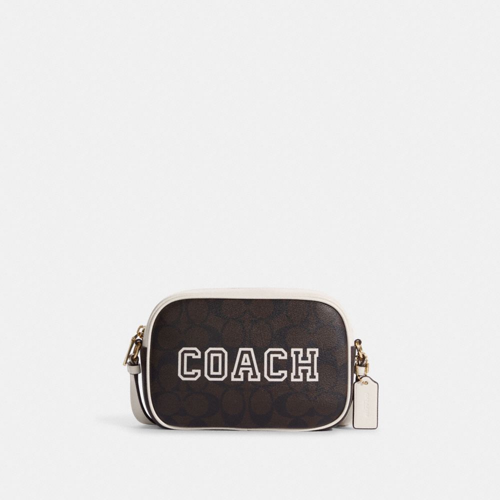  Coach Women's Mini Camera Bag (IM/Brown/Black) : Clothing,  Shoes & Jewelry
