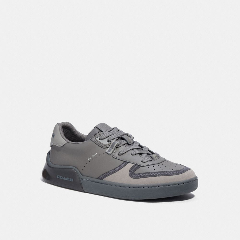 COACH®,CITYSOLE COURT SNEAKER,Heather Grey,Front View image number 0