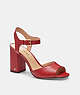 COACH®,MARLA SANDAL,Leather,1941 Red,Front View