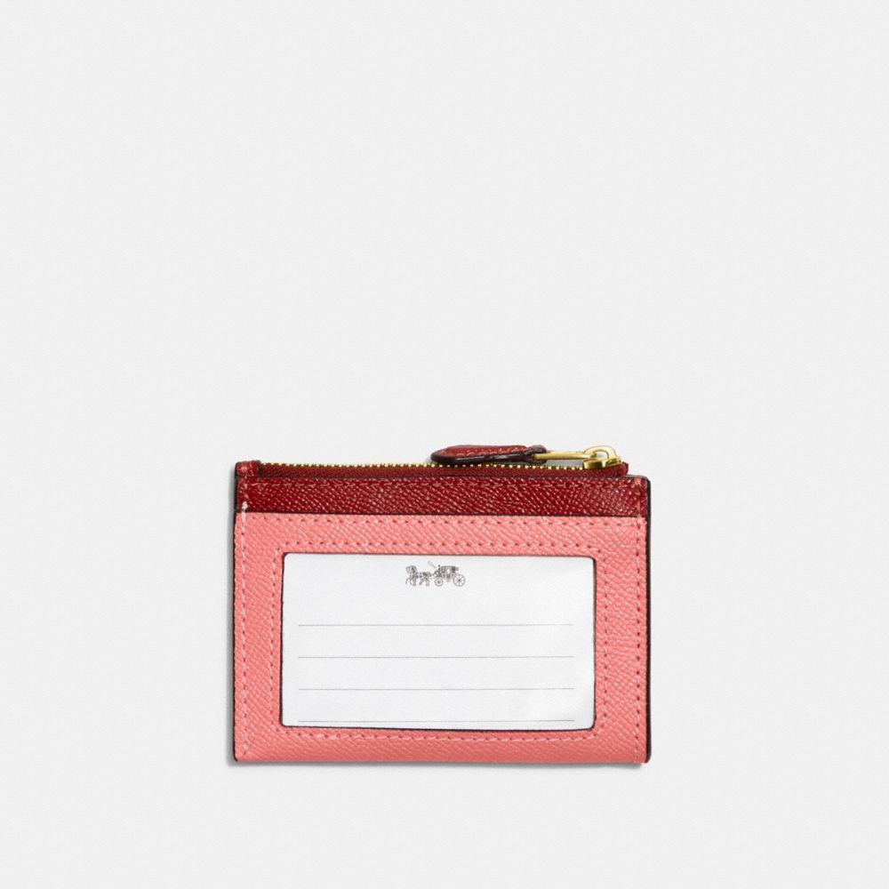 COACH®  Mini Skinny Id Case In Signature Jacquard