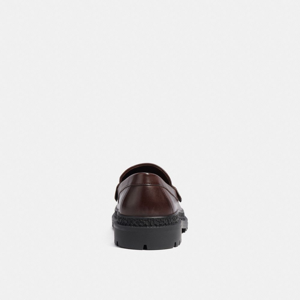 COACH®,Loafer With Signature Jacquard And Signature Coin,,Alternate View