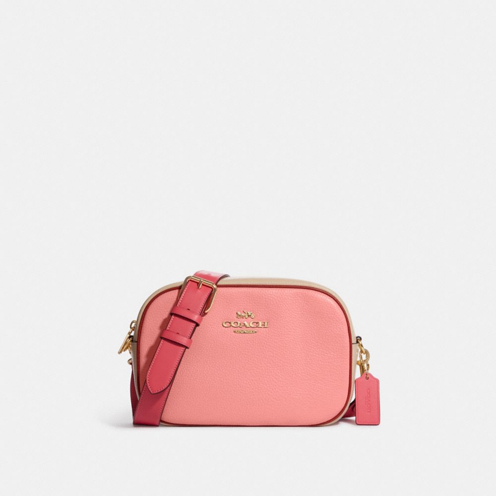 COACH Mini Camera Bag In Signature Canvas With Candy Print