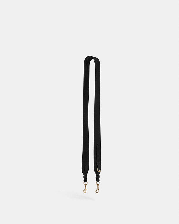 Coach Outlet Leather Strap - Black
