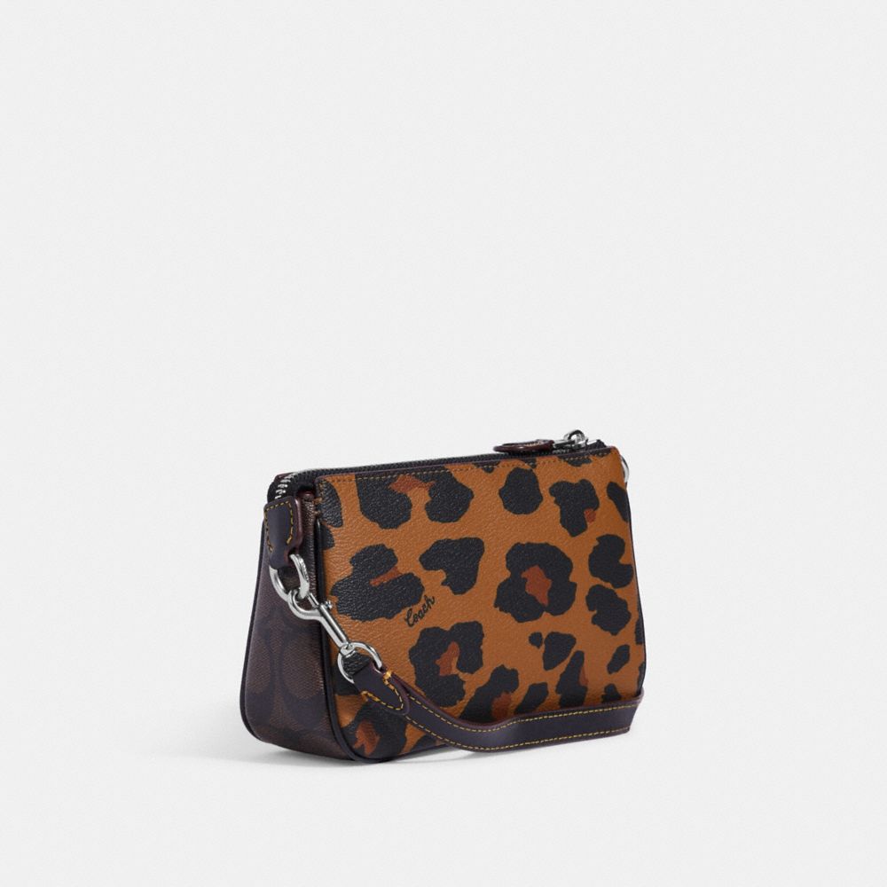 Coach Nolita 19 With Leopard Print And Signature Canvas 