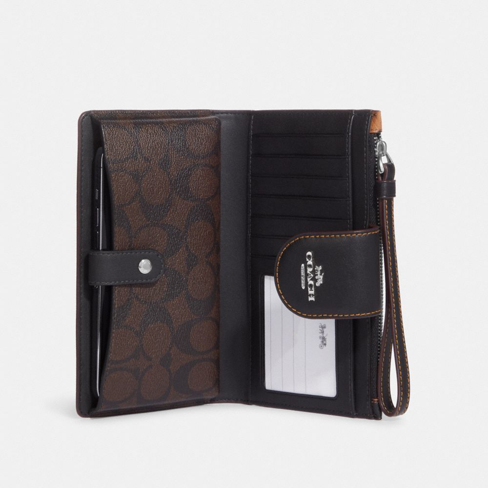 COACH® Outlet  Tech Wallet With Apple Print