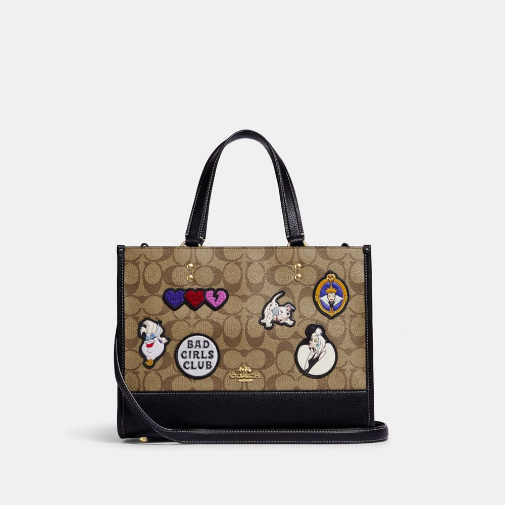 Coach Disney Dempsey Carryall in Signature Canvas with Patches