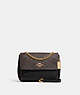 COACH®,KLARE CROSSBODY 25 IN SIGNATURE CANVAS,Signature Coated Canvas,Gold/Brown Black,Front View