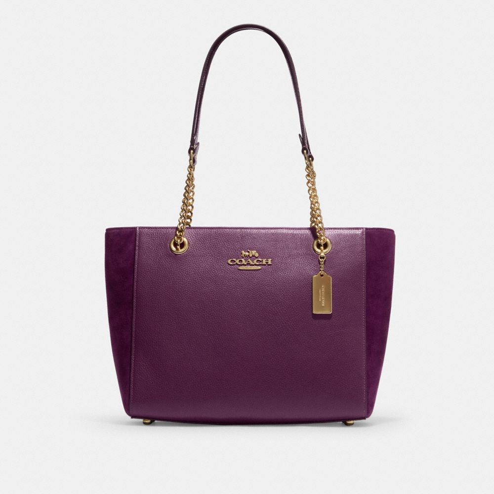 Coach Cammie Chain Tote in Signature Canvas