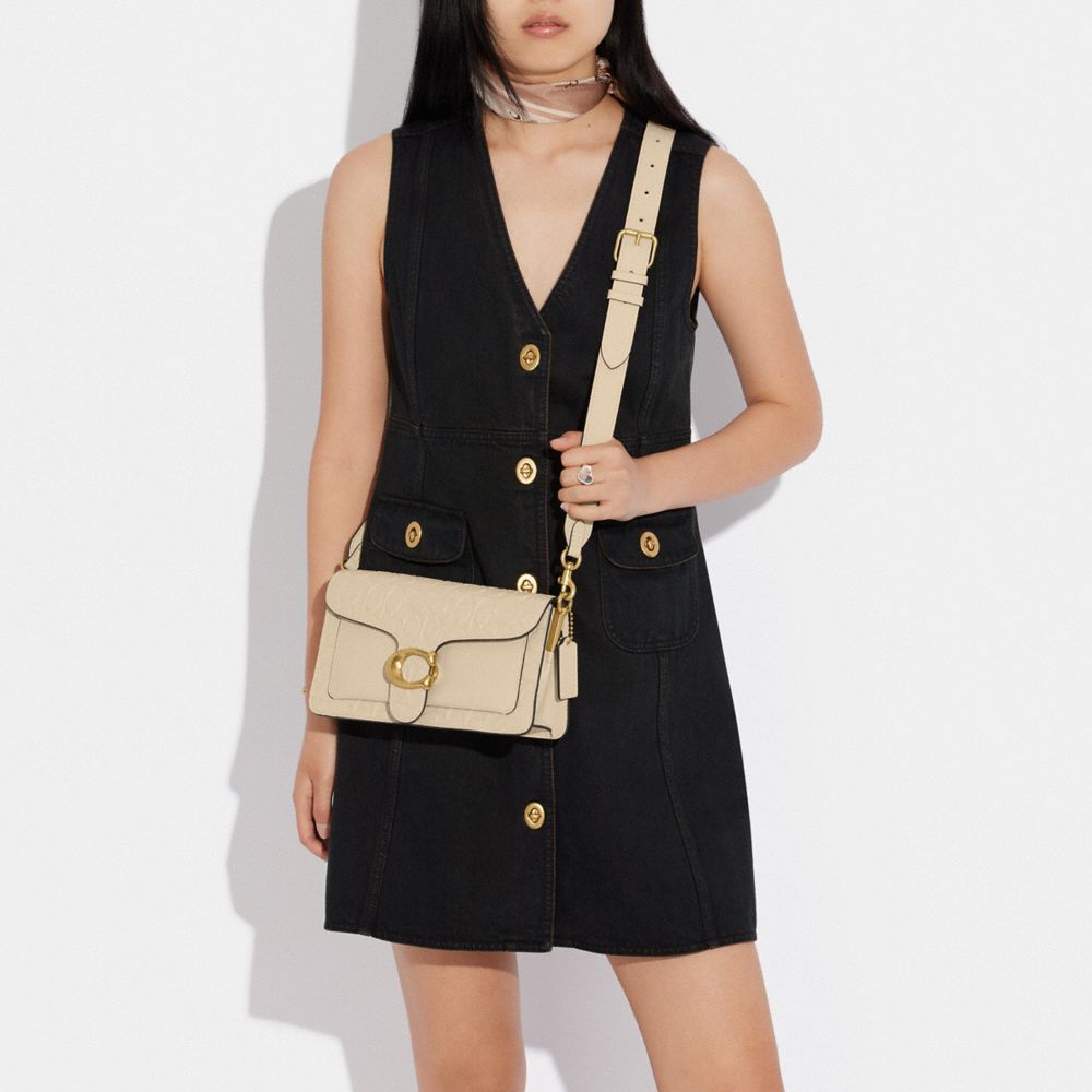 COACH®,Tabby Shoulder Bag 26 In Signature Leather,,Detail View