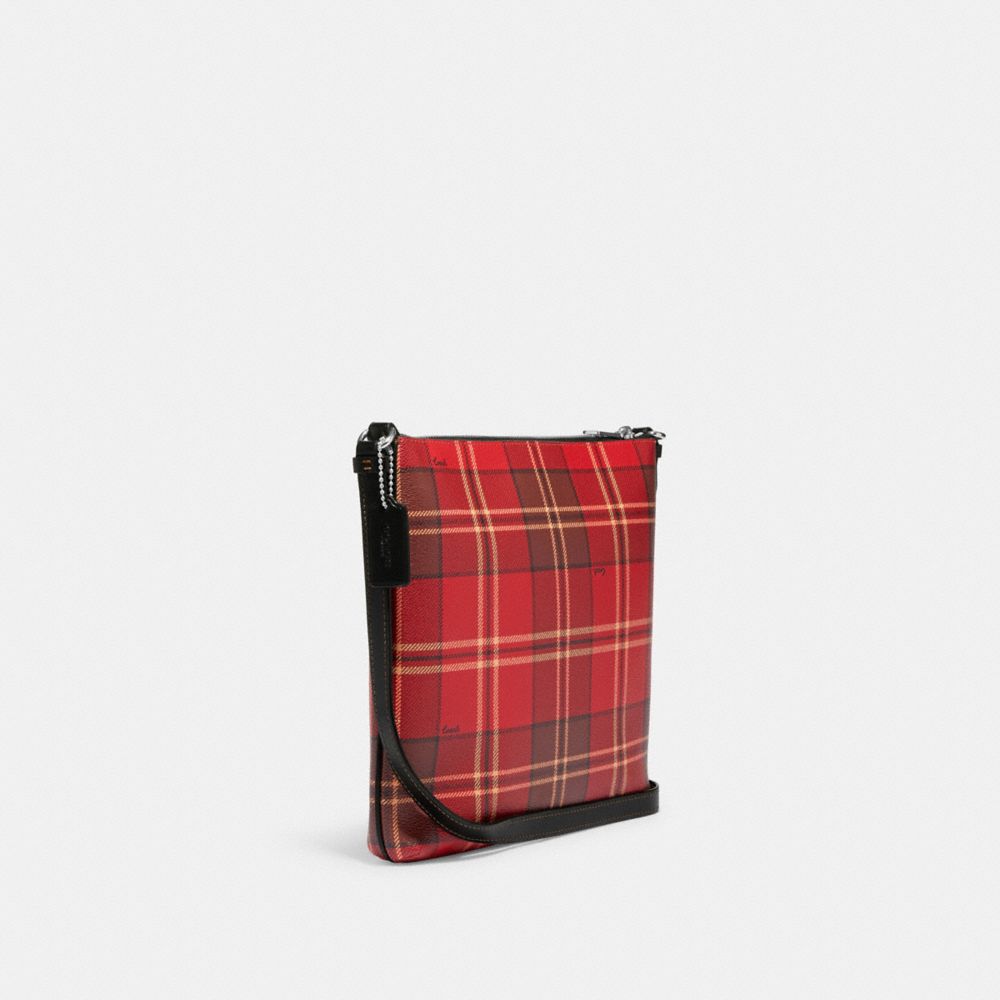 Sac de classement Rowan avec imprimé tissu écossais tartan