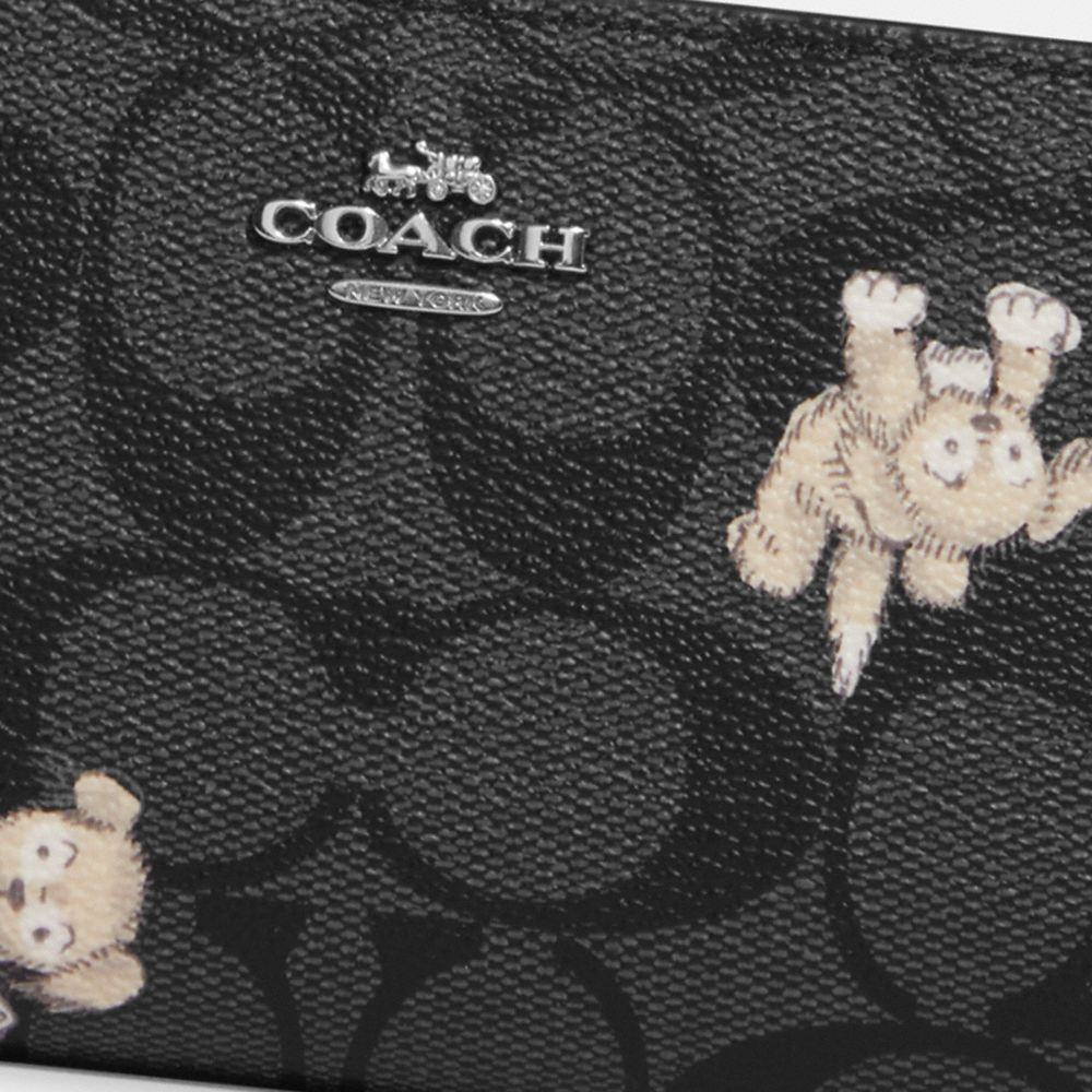 Coach Snap Wallet with Happy Dog