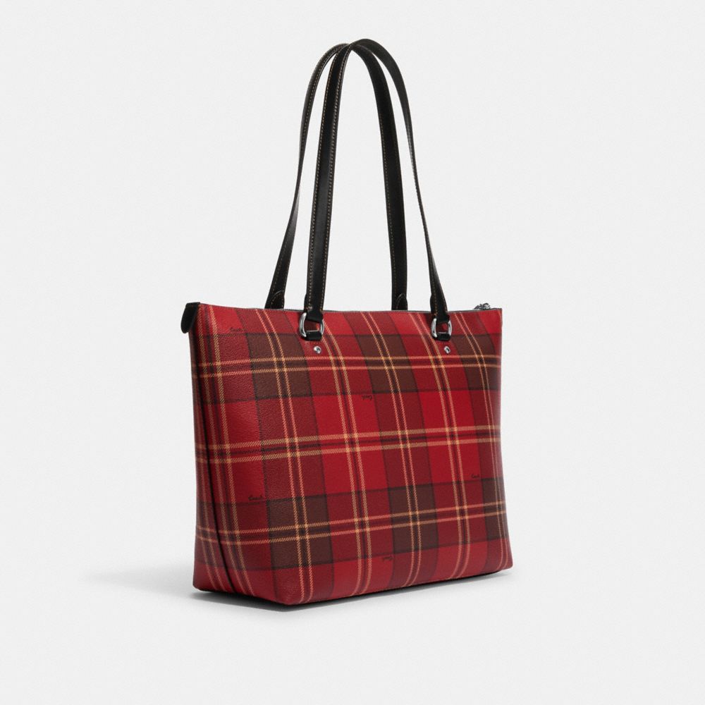 Poster Red Tartan Plaid Pattern 