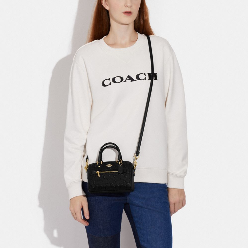 COACH®  Mini Rowan Crossbody In Signature Leather