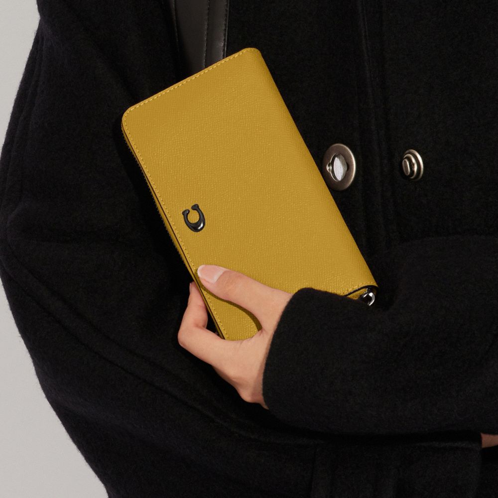 COACH®,アコーディオン ジップ ウォレット,長財布,ﾌﾗｯｸｽ