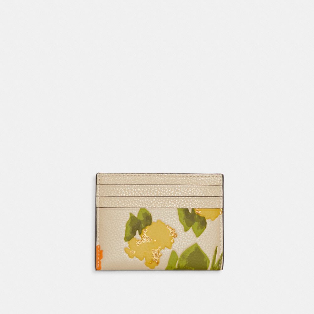 COACH® | Card Case With Floral Print