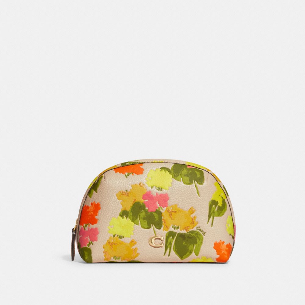 COACH Julienne Cosmetic Case 17 With Floral Print