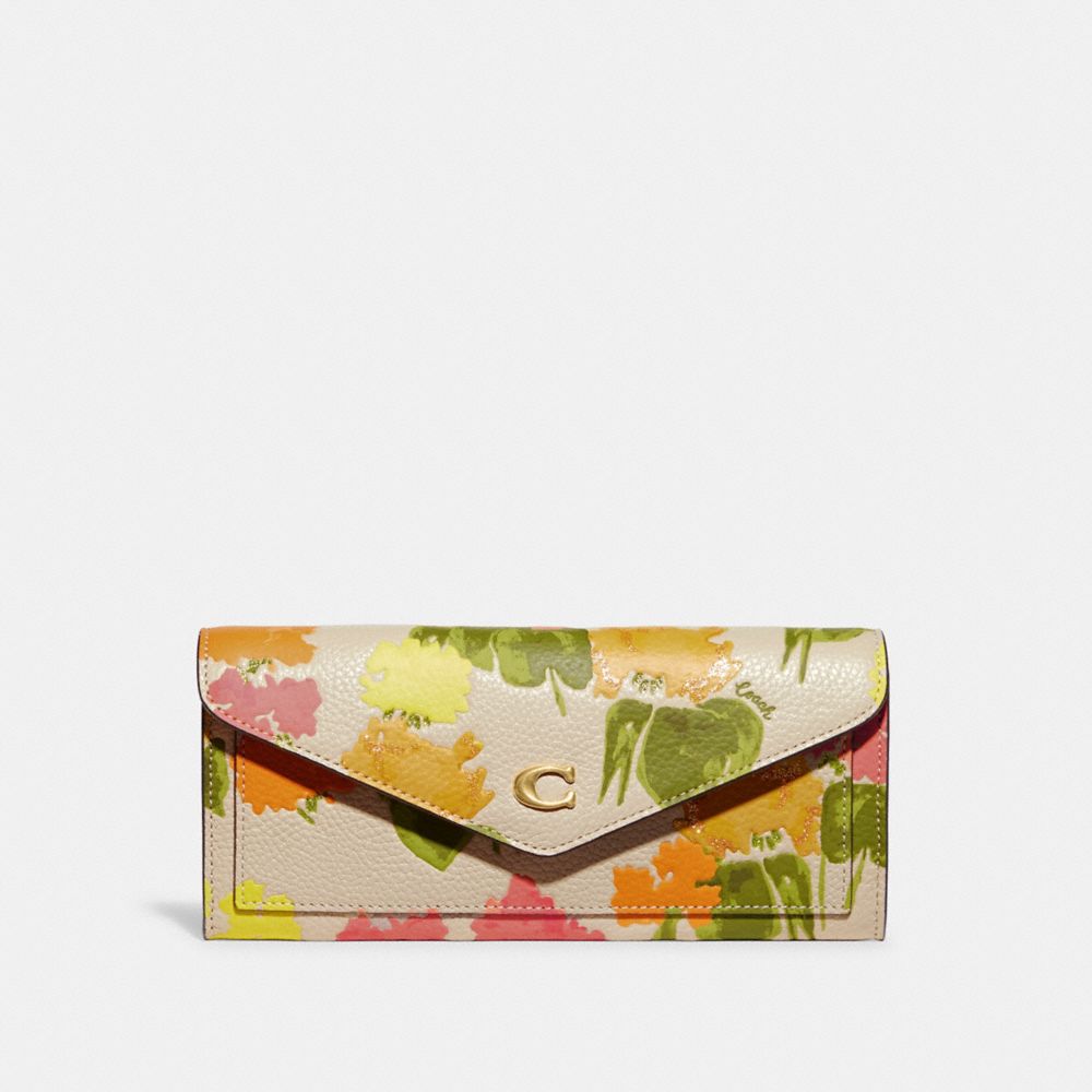 Wyn Soft Wallet With Floral Print