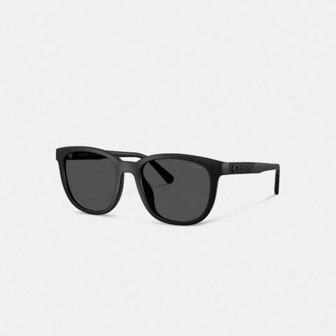 Coach Textured Square Sunglasses